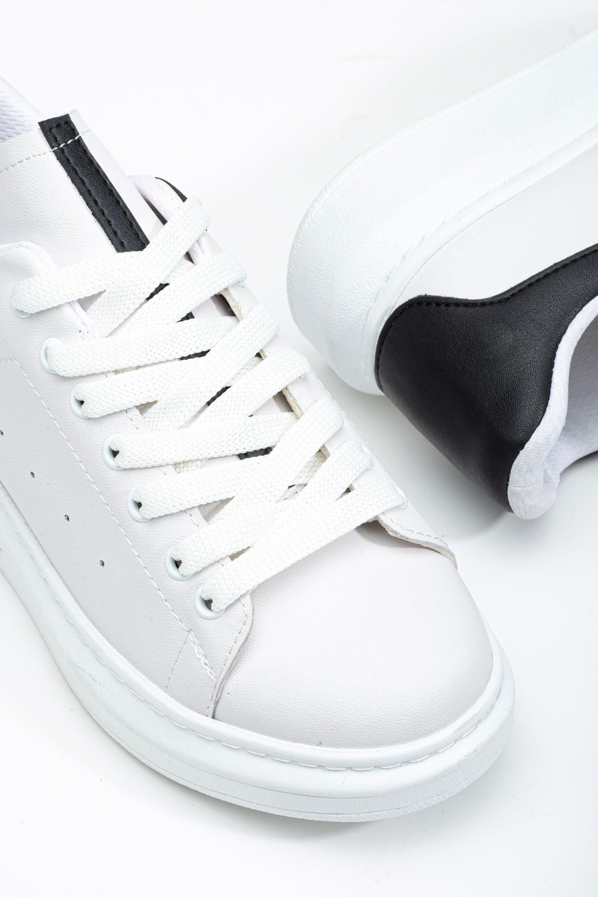 White - Black Women's Sneaker Casual Shoes - STREETMODE™