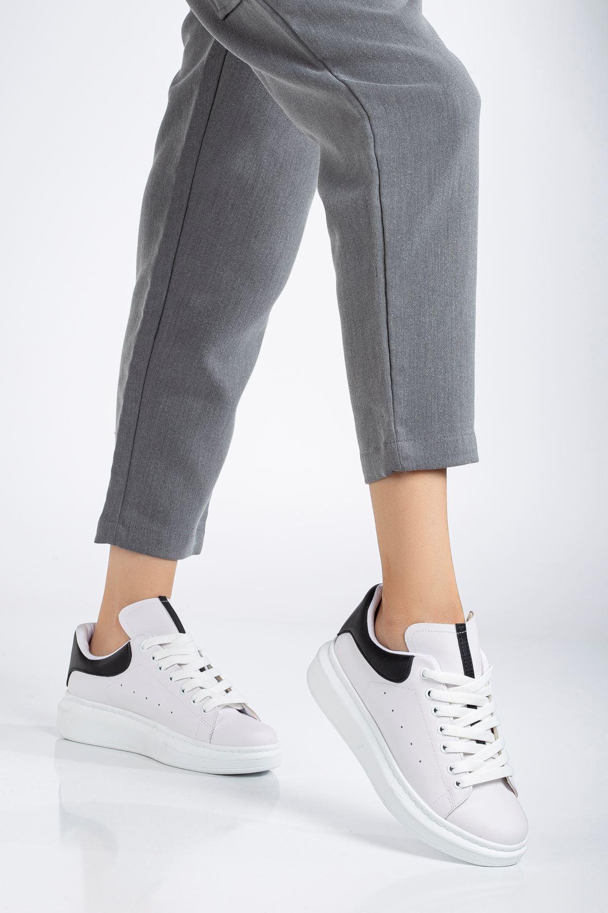 White - Black Women's Sneaker Casual Shoes - STREETMODE™