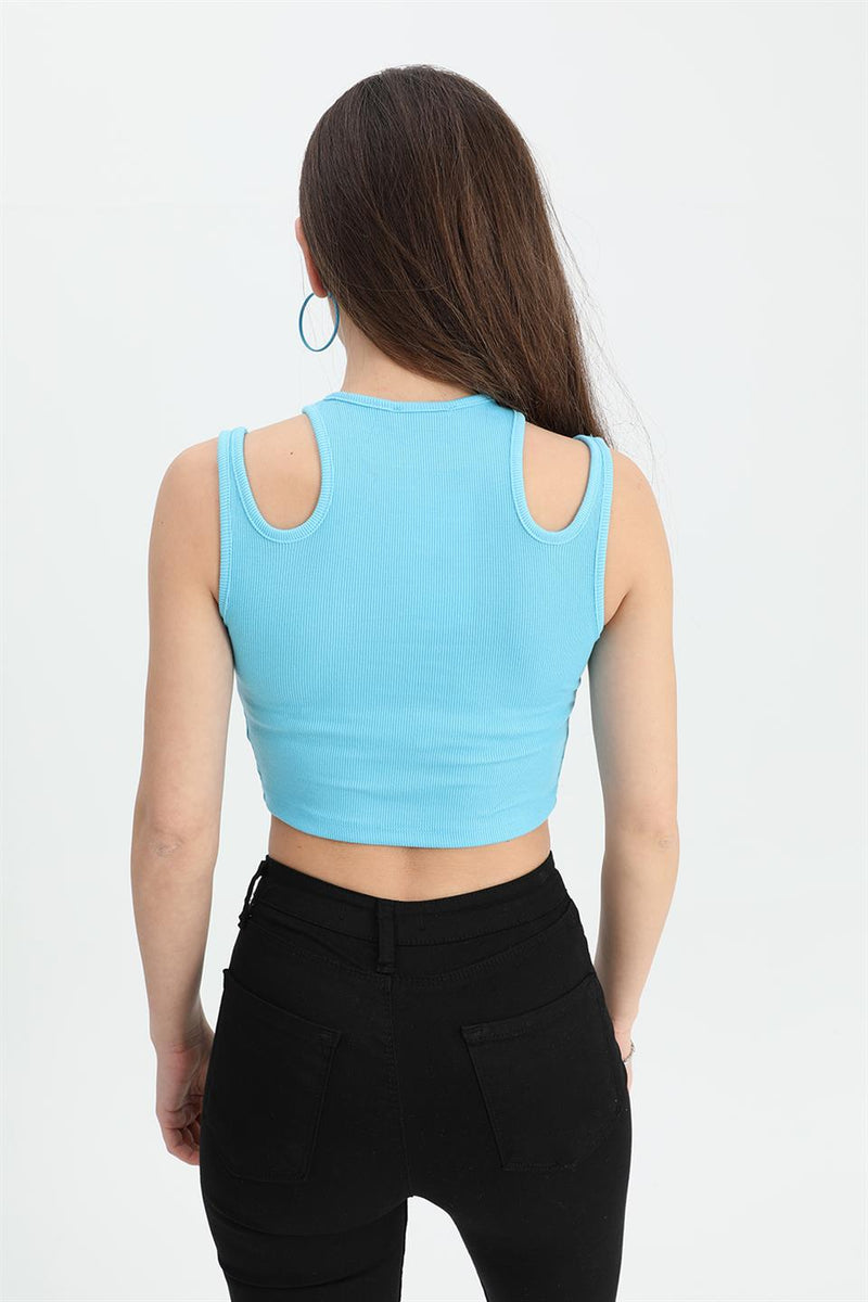 Women's Athlete Double Strap Camisole - Blue - STREETMODE™