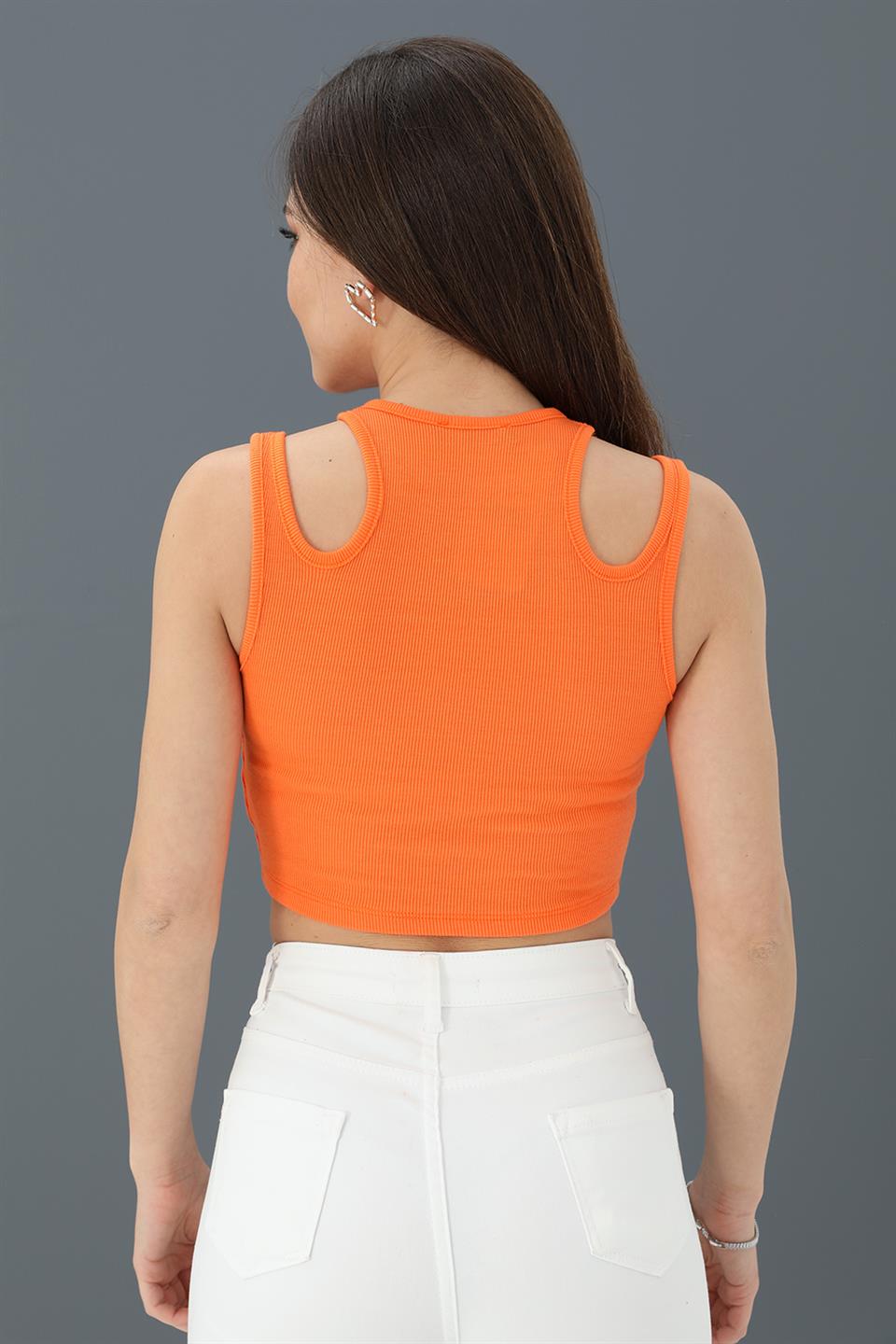 Women's Athlete Double Strap Camisole - Orange - STREETMODE™