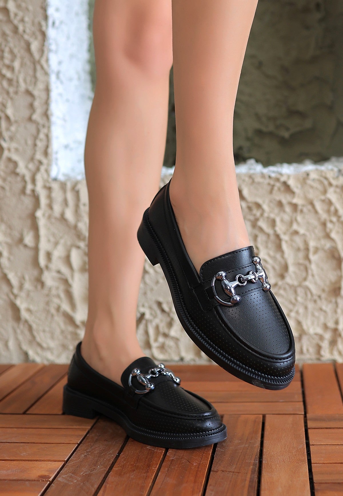 Women's Black Skin Ballerina Shoes - STREETMODE™