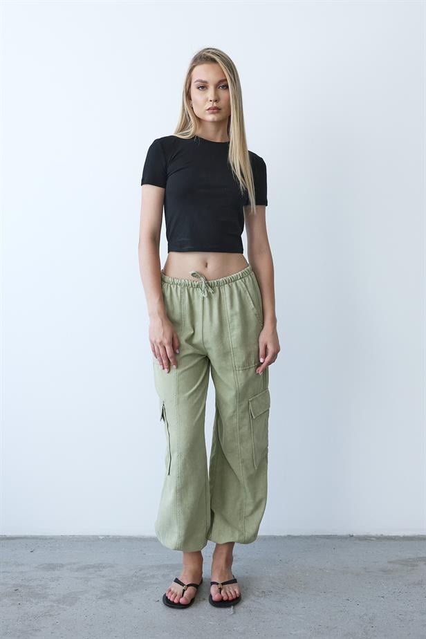 Women's Cargo Pants - Khaki - STREETMODE™