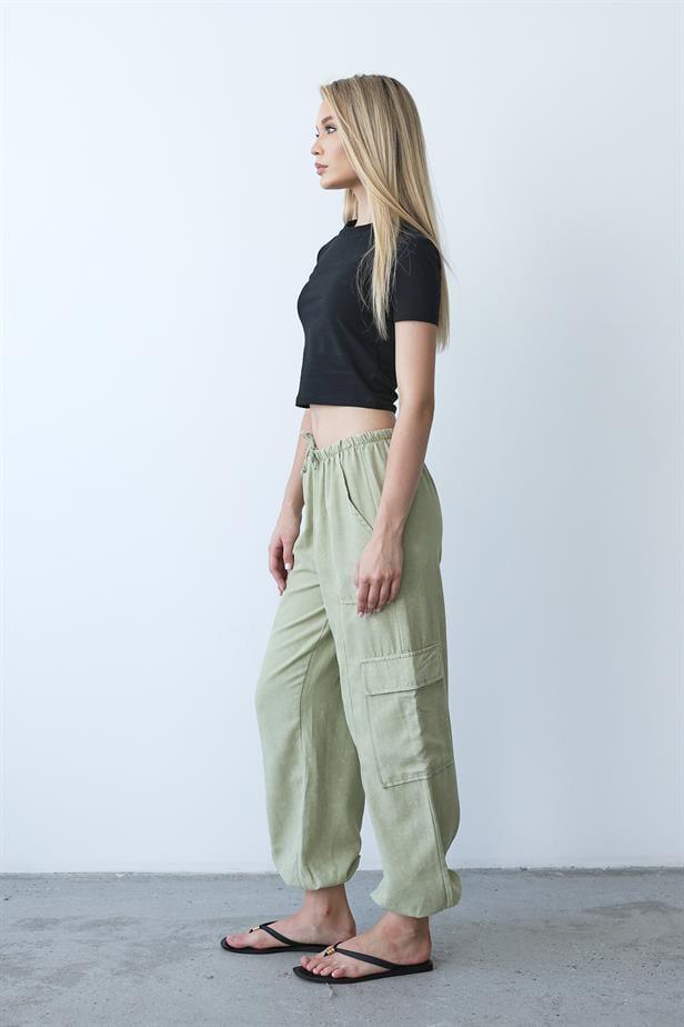 Women's Cargo Pants - Khaki - STREETMODE™