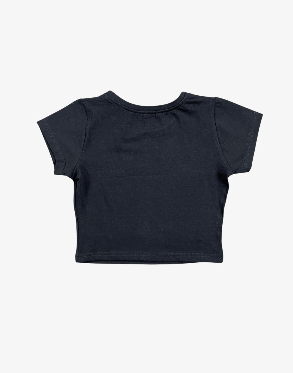 Women's Crop Black T-Shirt - STREETMODE™