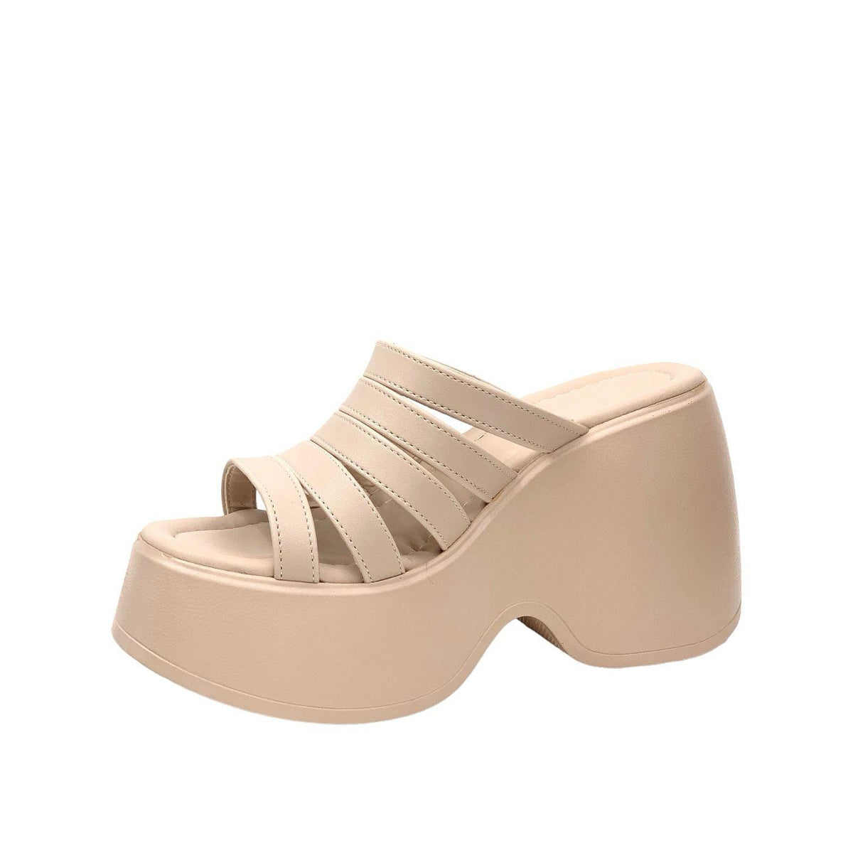 Women's Gehm Nut Strappy High Heel Platform Sandals 10 Cm DLG11 - STREETMODE™