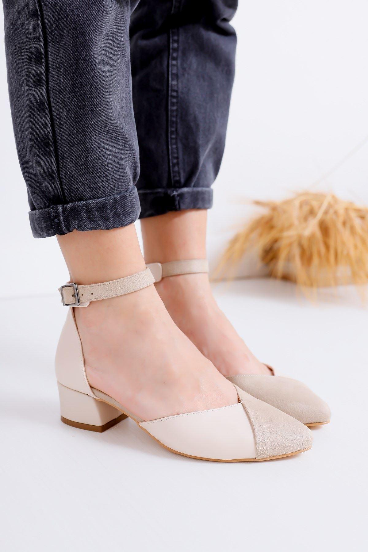 Women's Holly Heeled Skin-Suede Shoes - STREETMODE™