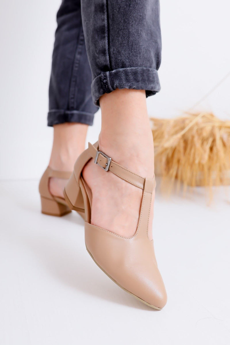 Women's Jane Heels Mink Skin Shoes - STREETMODE™