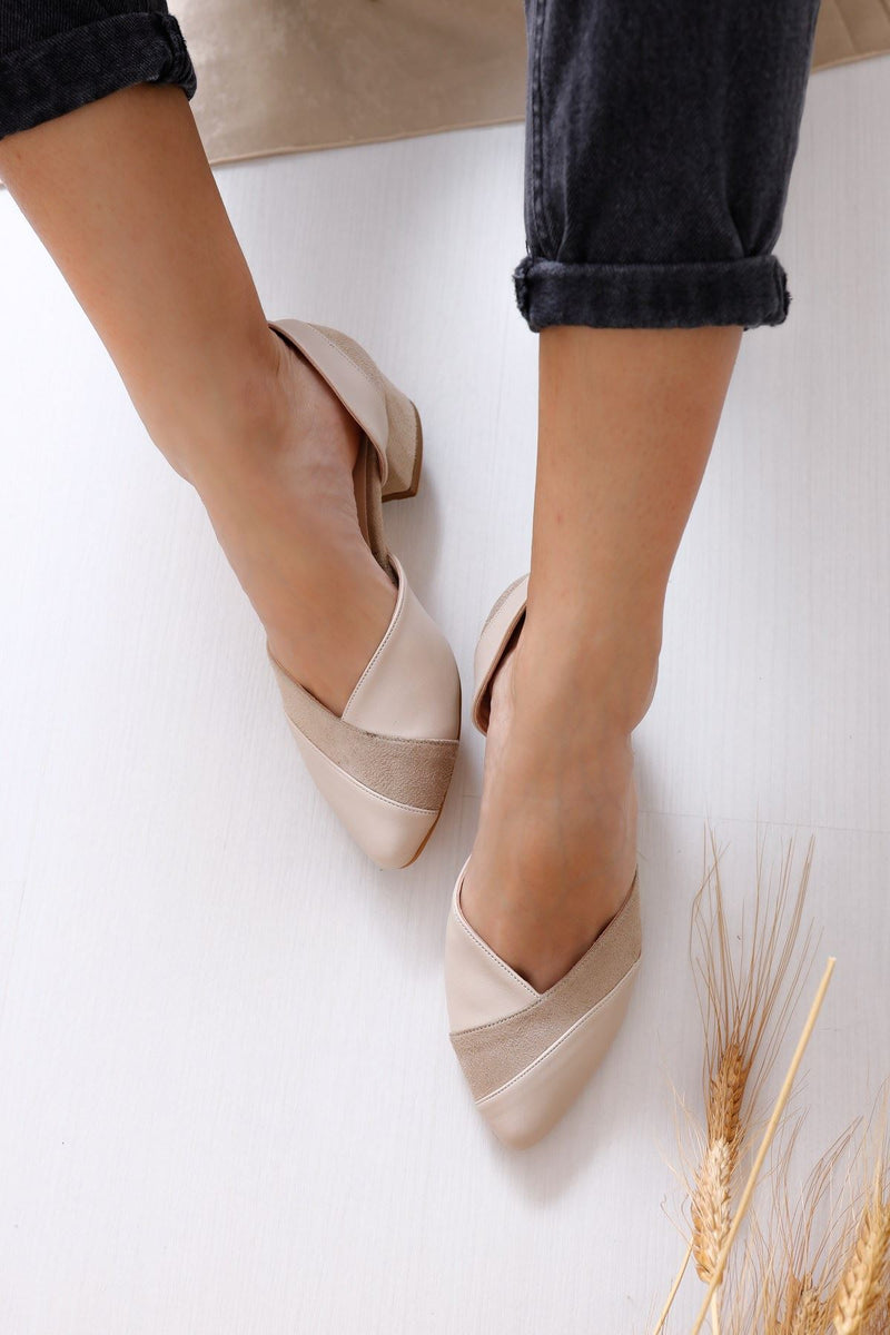Women's Leslie Heeled Skin-Suede Shoes - STREETMODE™