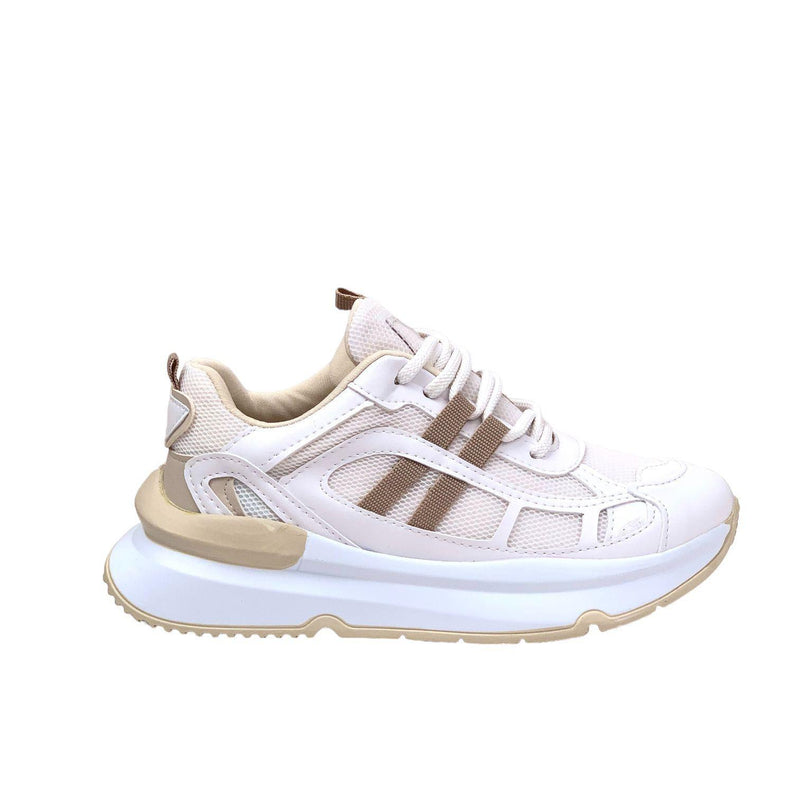 Women's Osdan White Mink Daily Sports Shoes Sneaker 4 cm - STREETMODE™