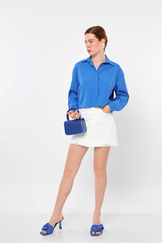 Women's Pocket Detail Shirt Saks - STREETMODE™