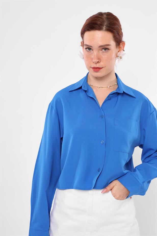 Women's Pocket Detail Shirt Saks - STREETMODE™