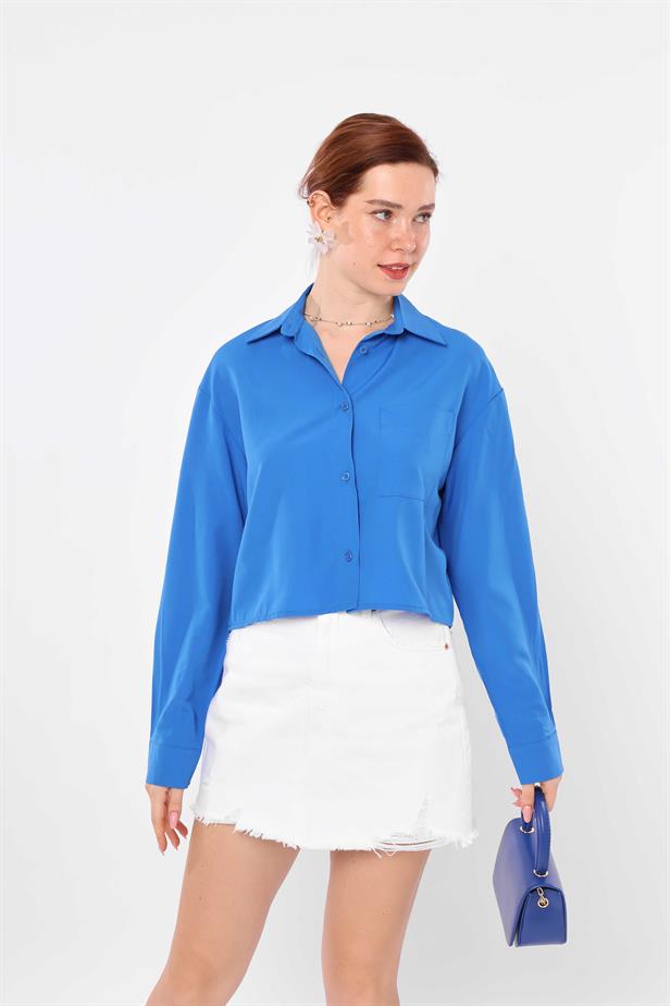Women's Pocket Detail Shirt Saks - STREETMODE™