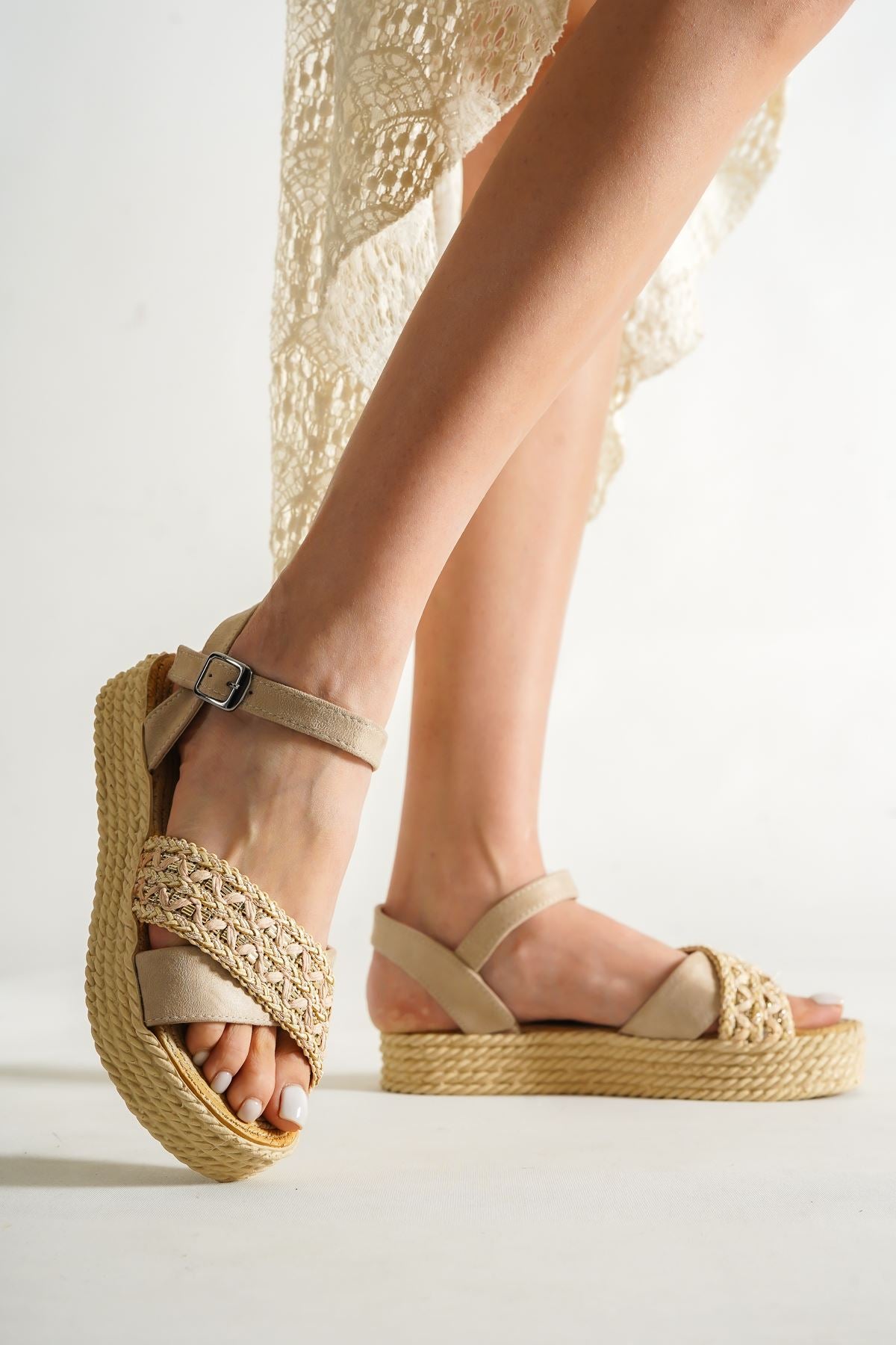 Women's Saee Ten Embroidered Sandals - STREETMODE™