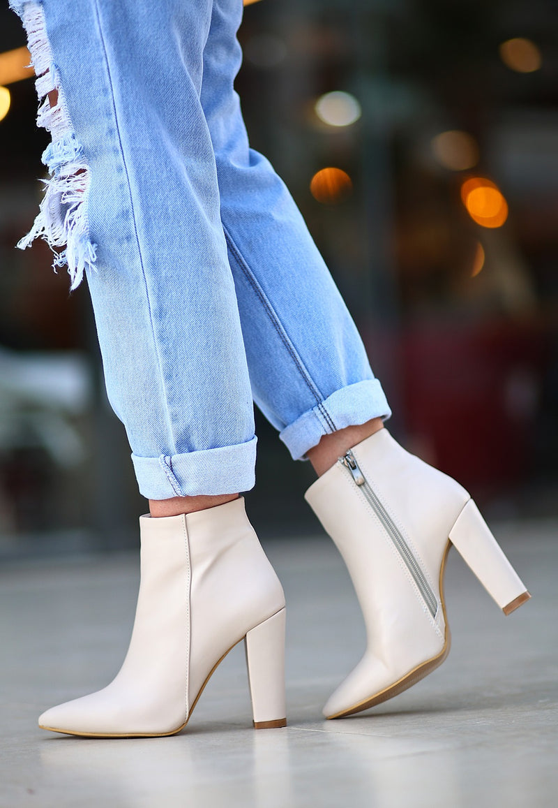 Women's Skin Skin Heeled Boots - STREETMODE™