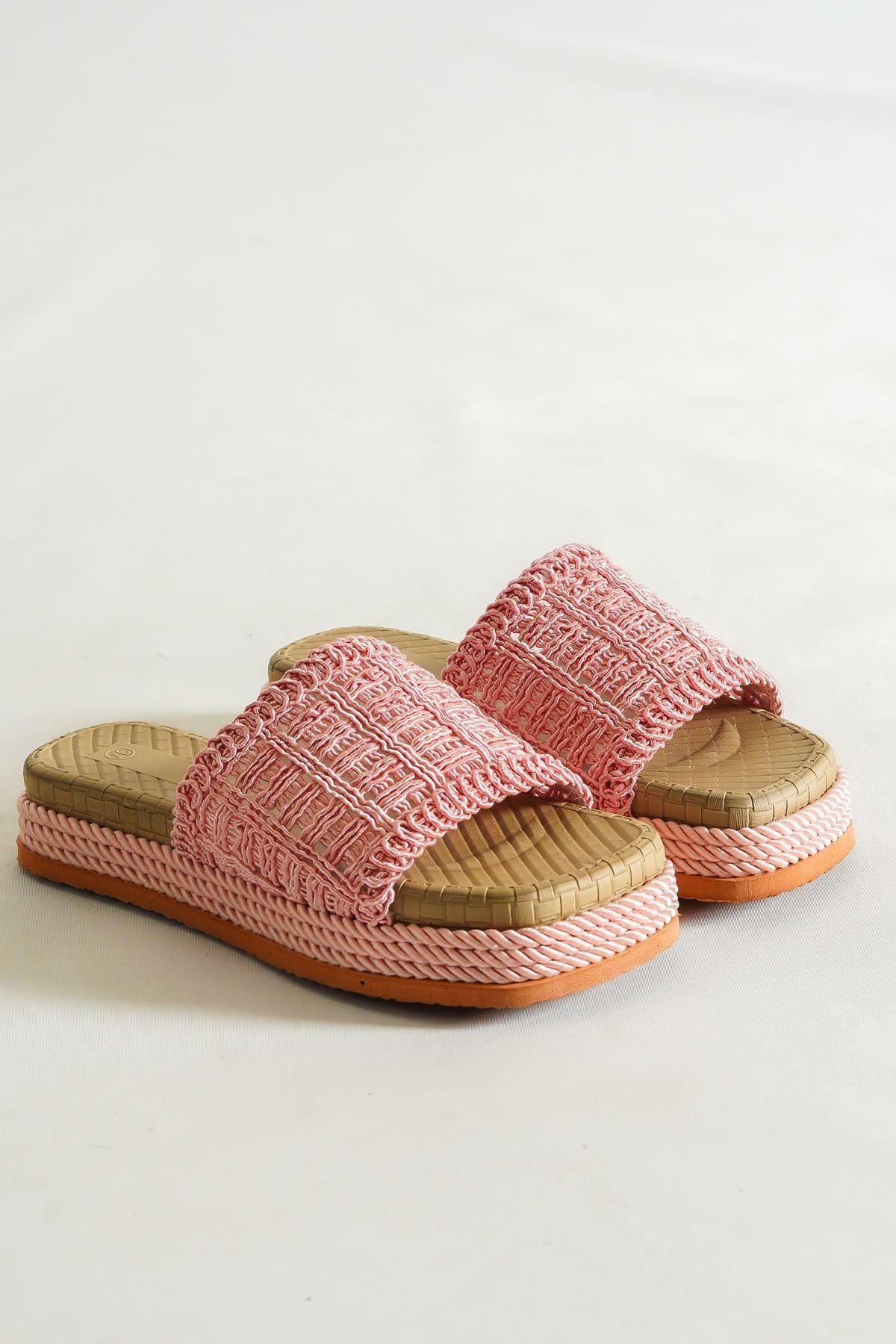 Women's Tokyo Pink Knitted Slippers - STREETMODE™