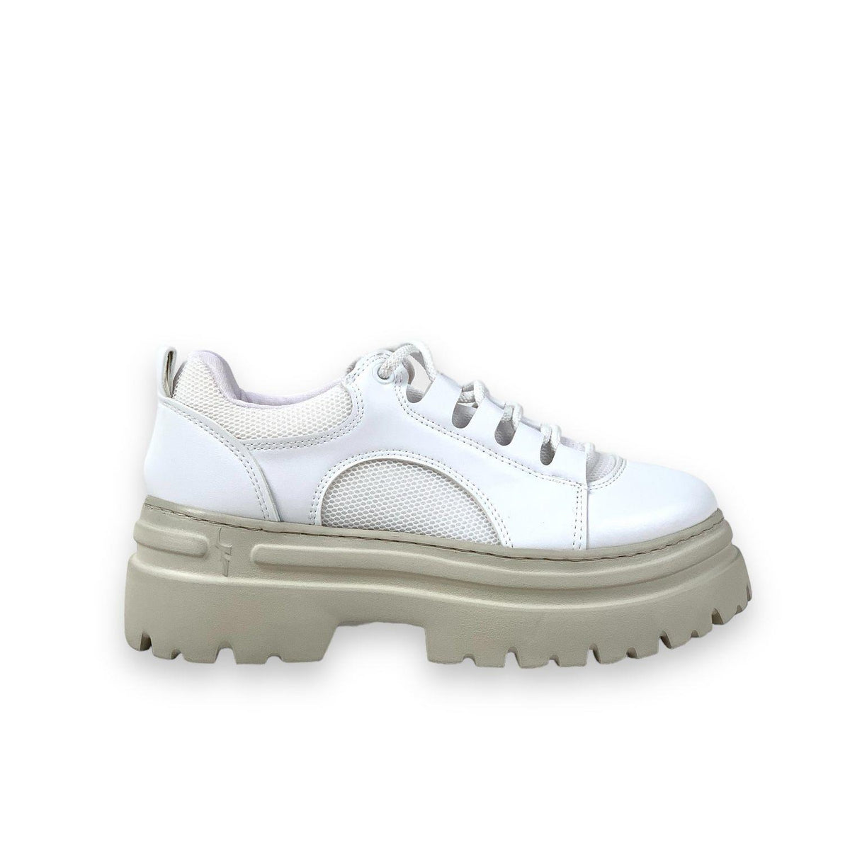 Women's Zalt White ComfortSole Mesh Summer Daily Walking Sports Sneaker 6 CM - STREETMODE™