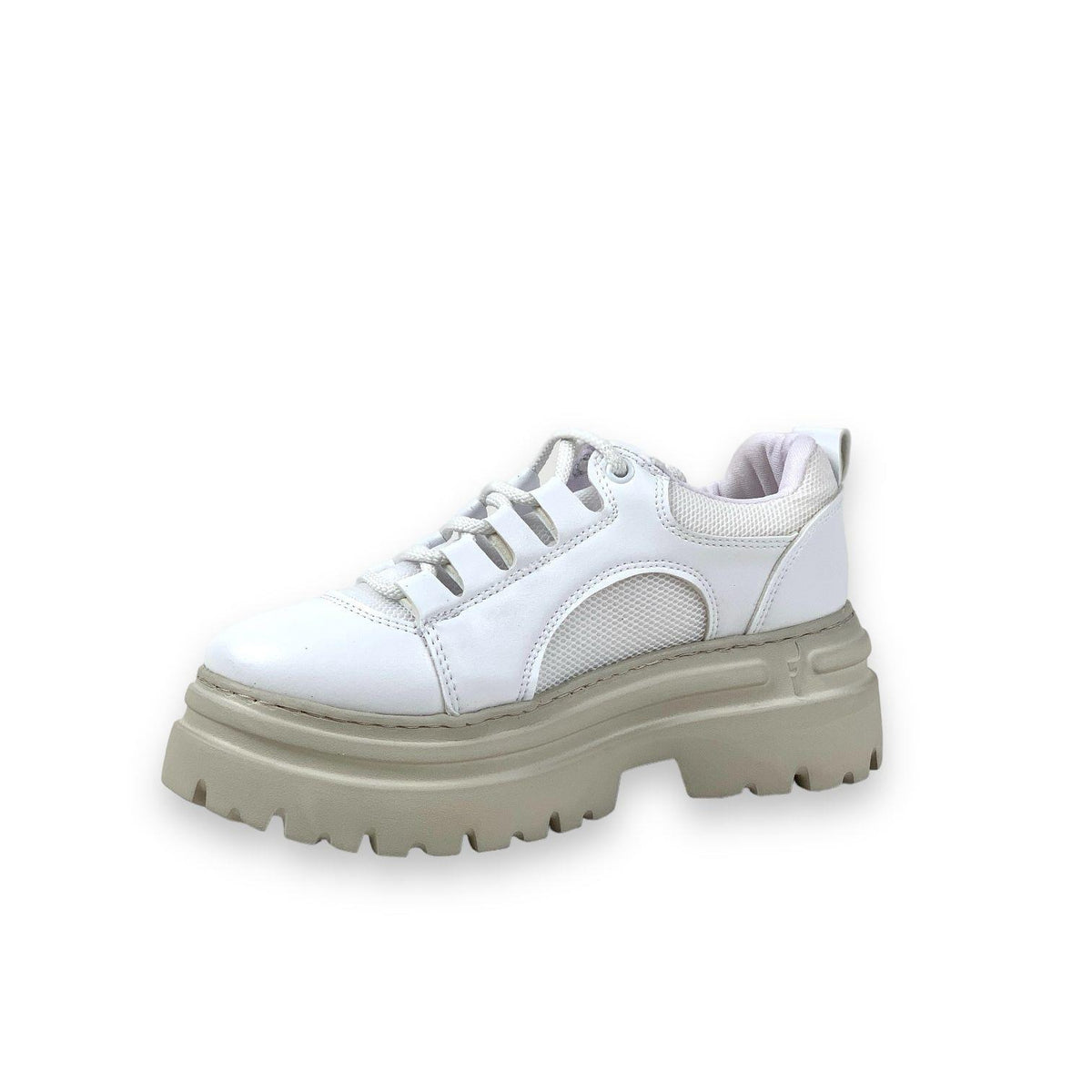 Women's Zalt White ComfortSole Mesh Summer Daily Walking Sports Sneaker 6 CM - STREETMODE™