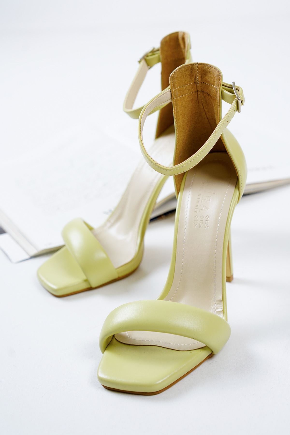 Yovia Pistachio Green Skin Women's High Heels Women's Shoes - STREETMODE™
